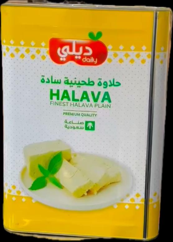 [4434] حلاوة ديلي سادة تنك 15  كجم قائم
