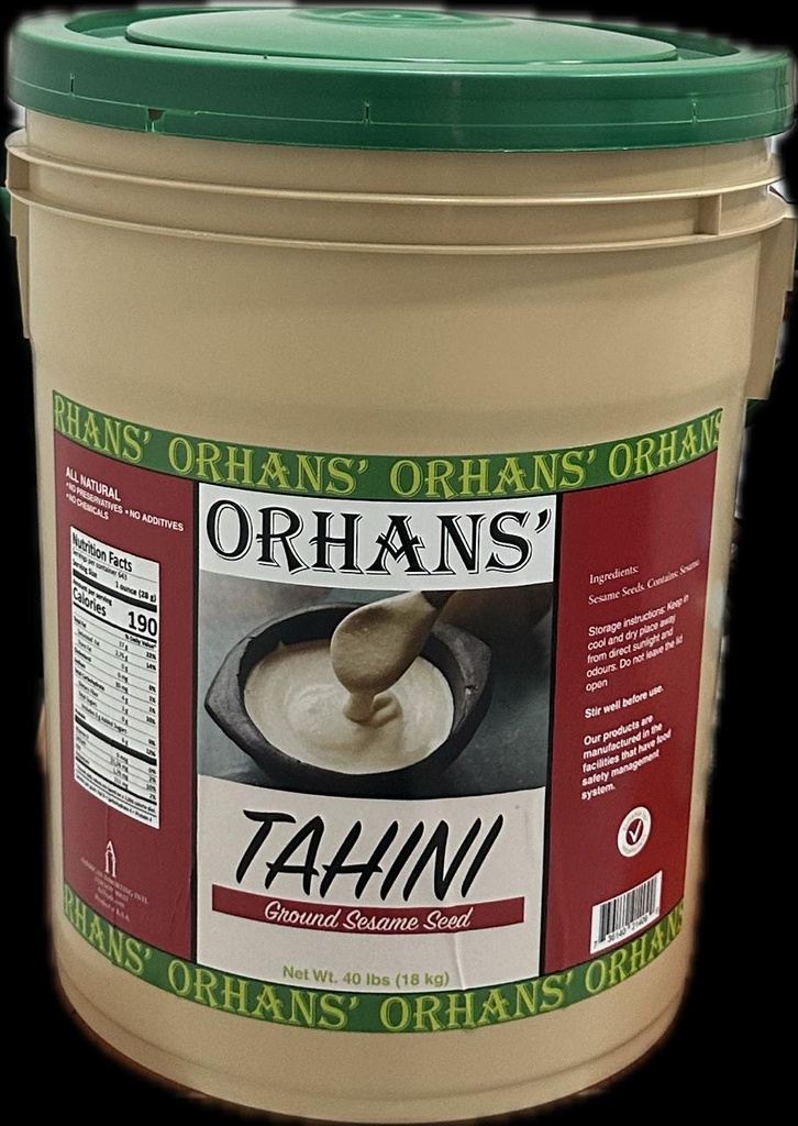 [4704] Tahini Orhans Premium Pail 18 kg Net