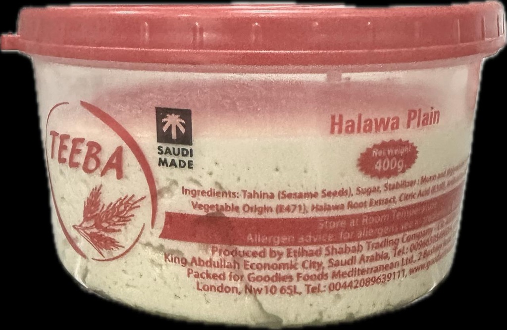 [4451] Halawa Teeba Plain 400 g*24 Net