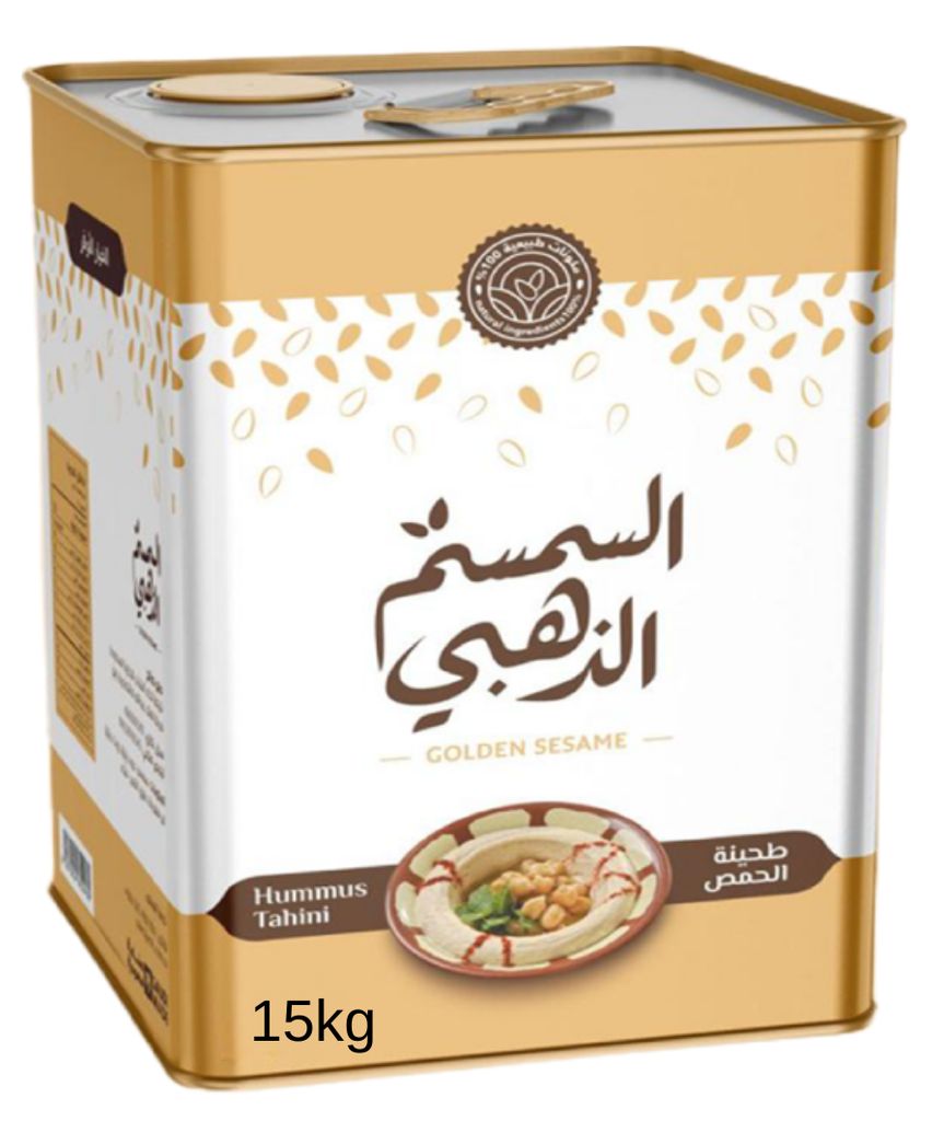  خلطة طحينة السمسم الذهبي للحمص سطل 18 كجم صافي